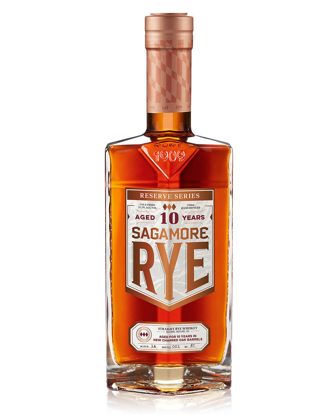 Sagamore Spirit Reserve Series 10 Year Old Straight Rye Whiskey 750ml