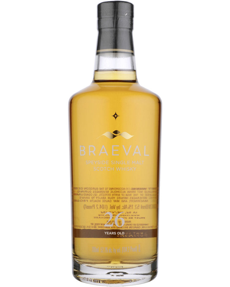 Secret Speyside Braeval 26 Year Old Single Malt Scotch Whisky 700ml