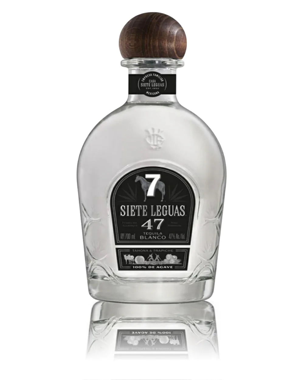 Siete 7 Leguas 47 Still Strength Blanco Tequila 700ml