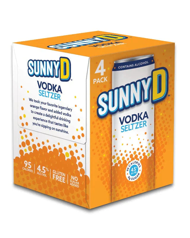 SunnyD Vodka Seltzer 4-Pack
