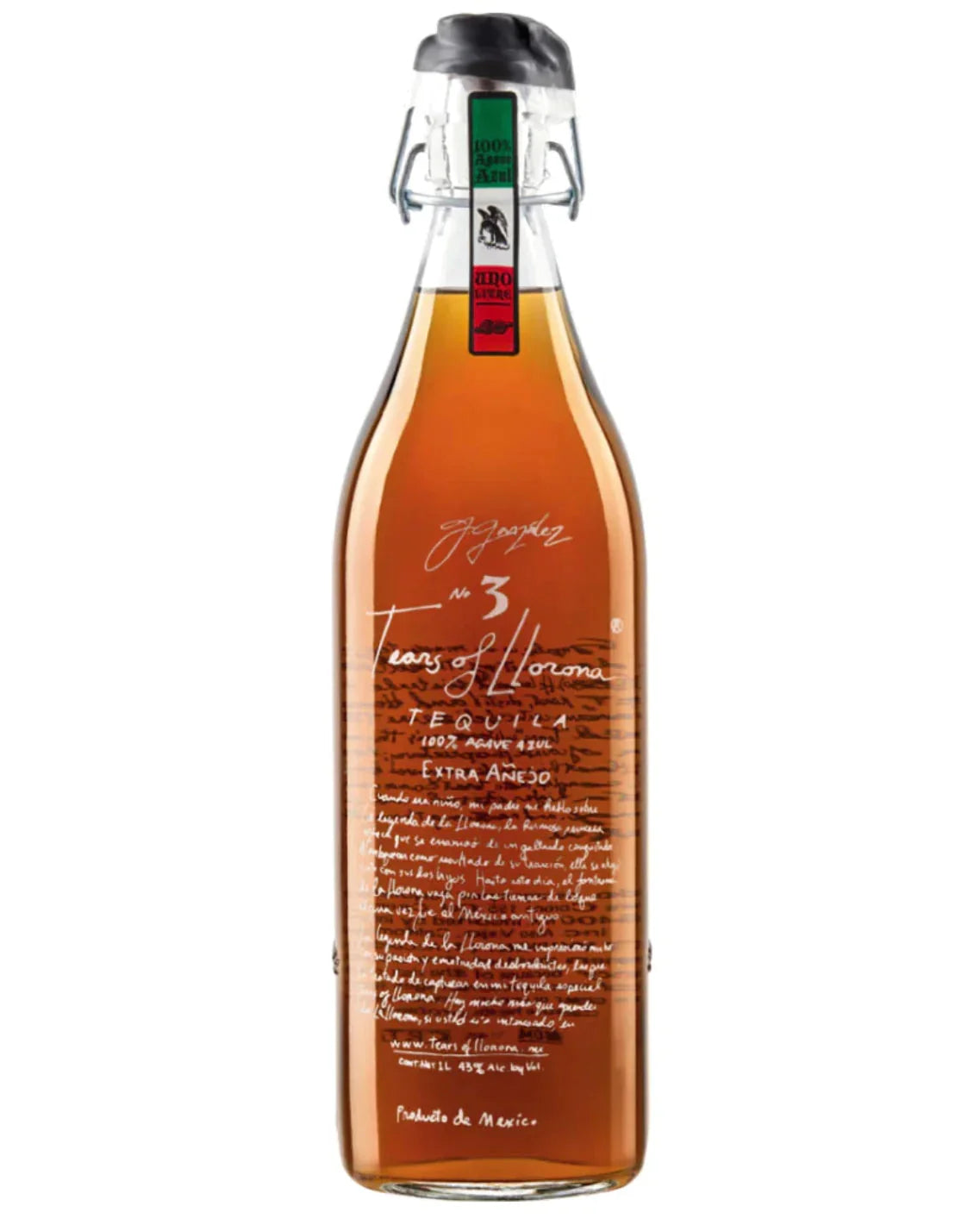 Tears of Llorona Extra Anejo Tequila 1Lt