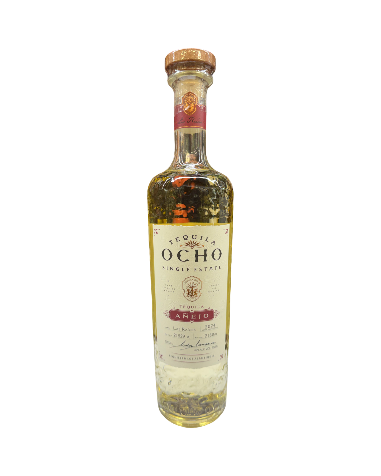 Tequila Ocho Single Estate Anejo Tequila 750ml (Las Raices)