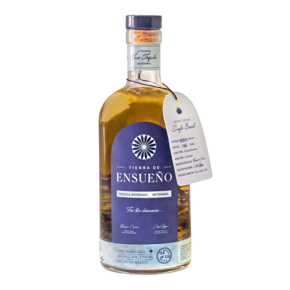 Tierra De Ensueño Single Barrel Wheated Bourbon Cask Reposado Tequila (Limit 1)