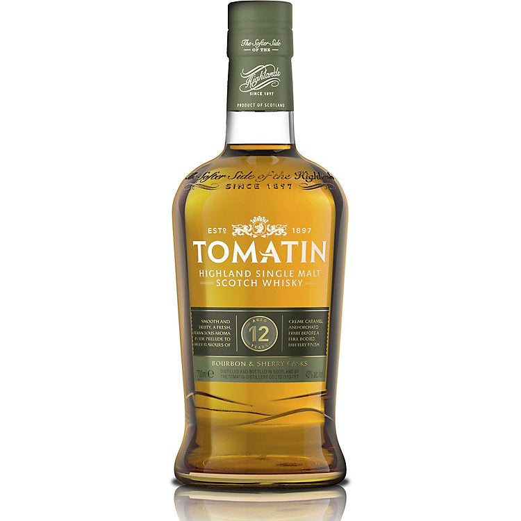 Tomatin 12 Year Old Single Malt Scotch Whisky 750ml