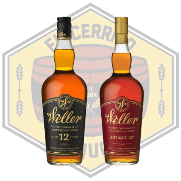W.L. Weller 12 Year and W.L. Weller Antique 107 Bundle 2-Pack