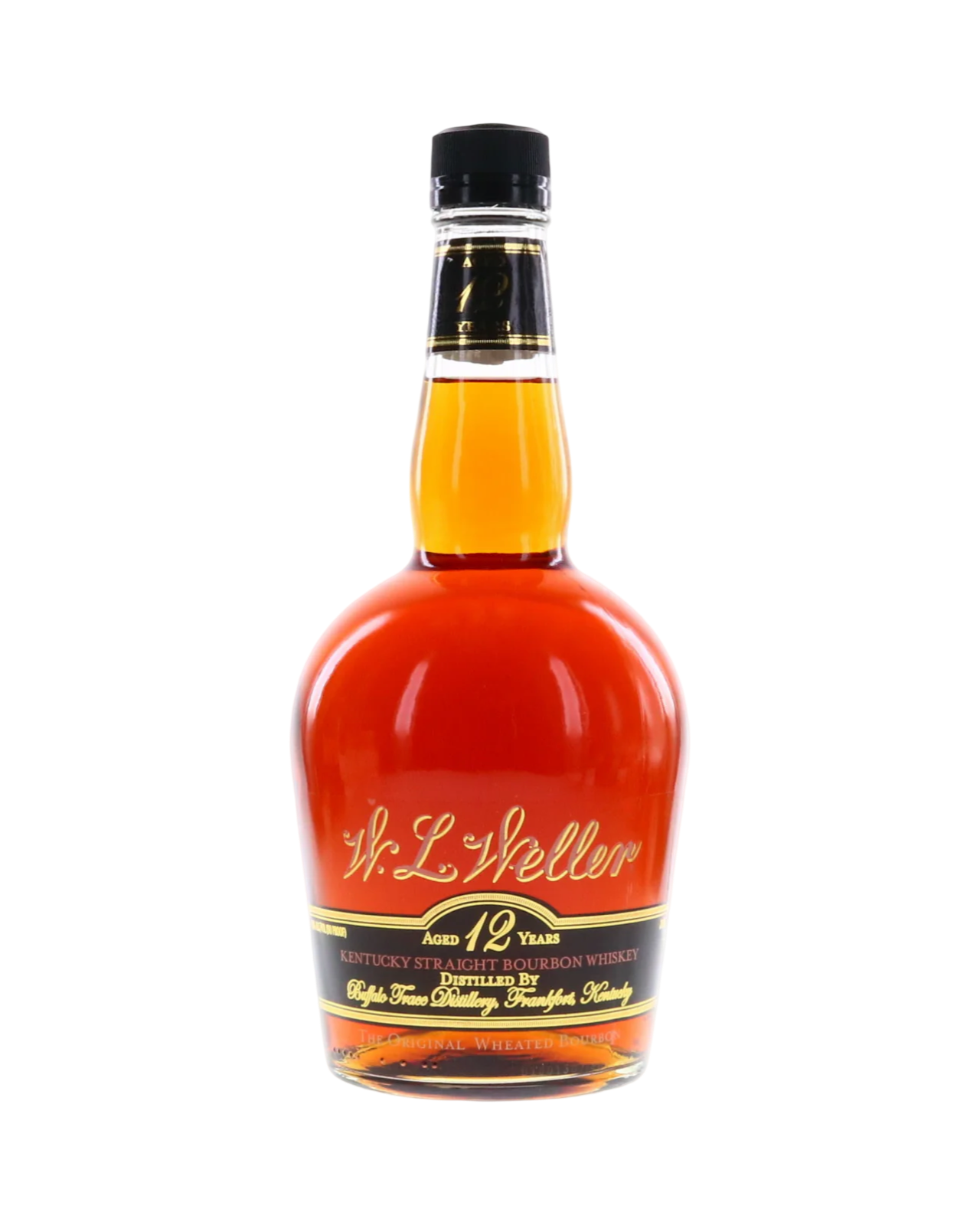 W. L. Weller 12 Year Old Bourbon 2013/2014 Old Round Squat Bottle 750ml