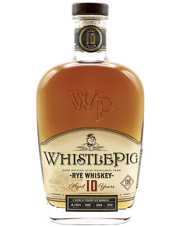 WhistlePig 10 Year Old Straight Rye Whiskey 750ml