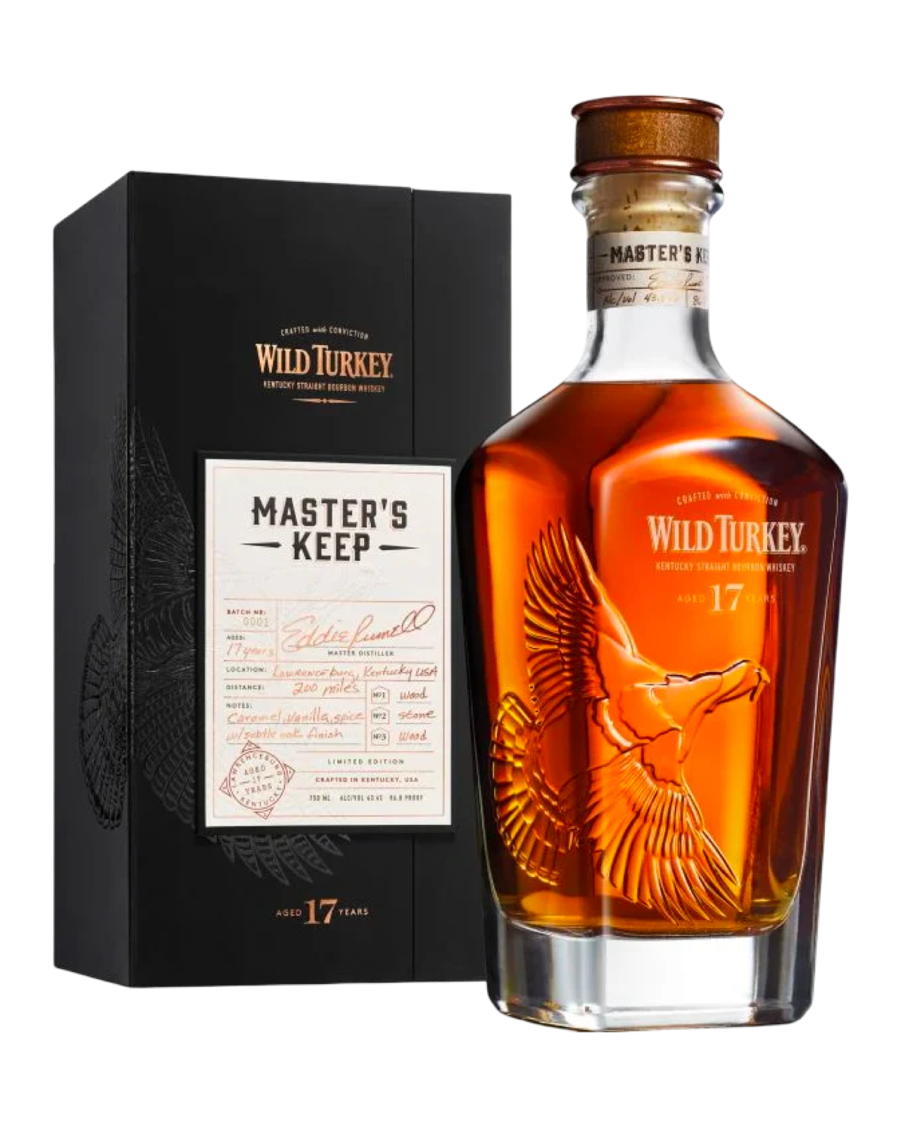 Wild Turkey Master's Keep 17 Year Old Batch 1 Kentucky Straight Bourbon Whiskey