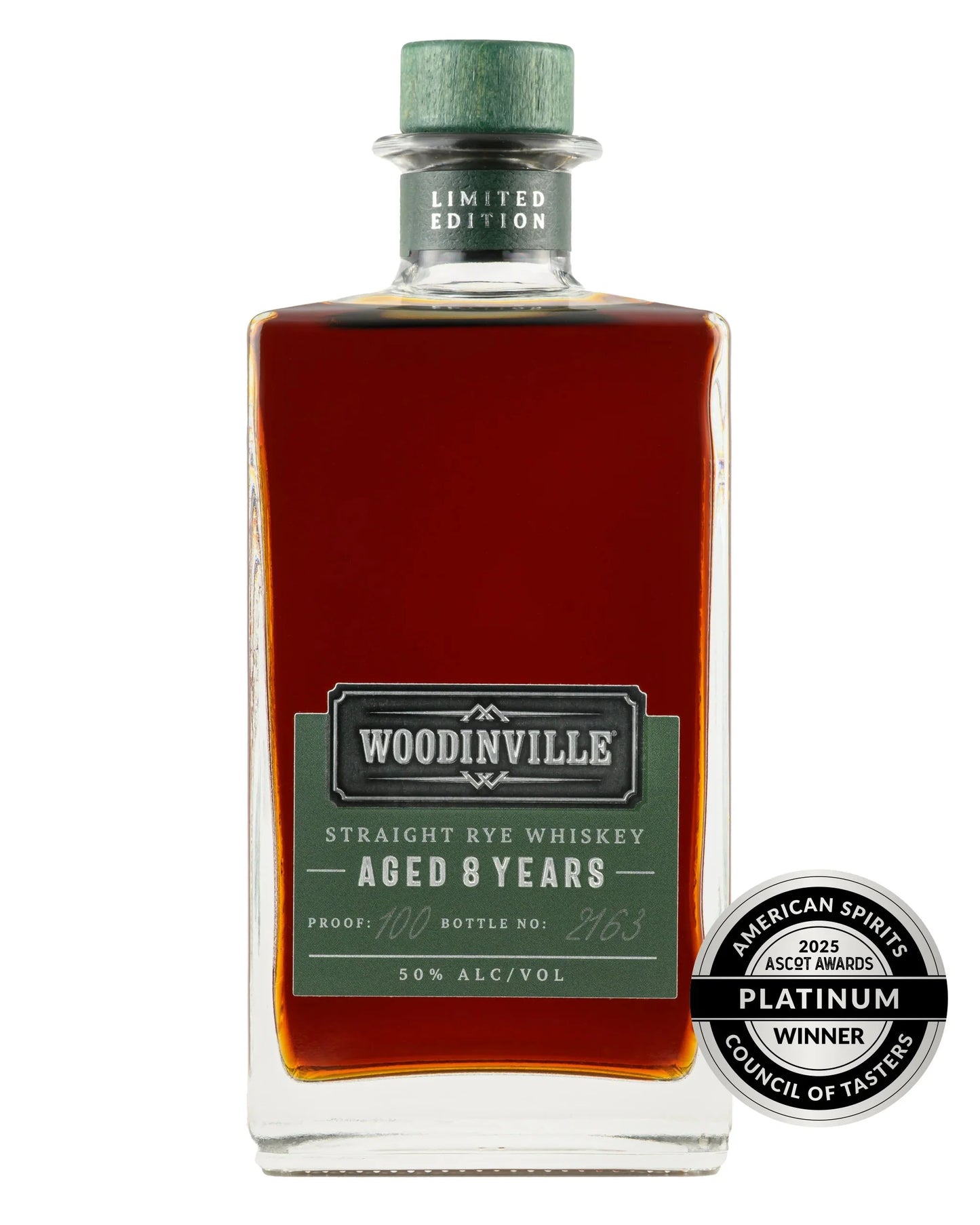 Woodinville 8 Year Straight Rye Whiskey 750ml