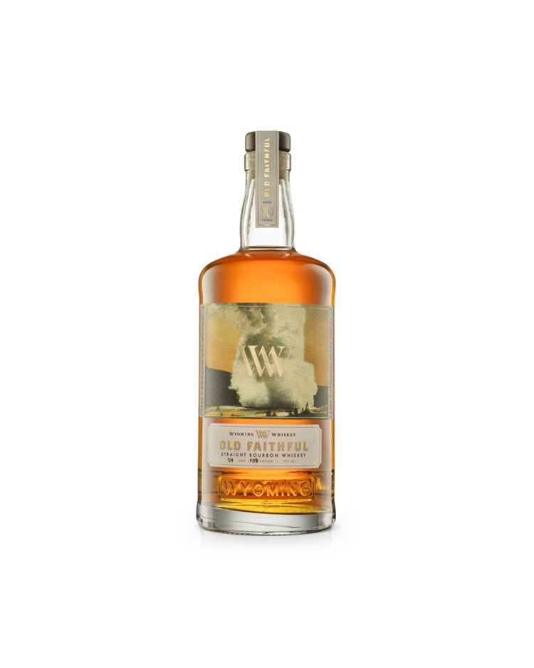 Wyoming National Park Series Old Faithful 10 Year Old Straight Bourbon Whiskey 750ml