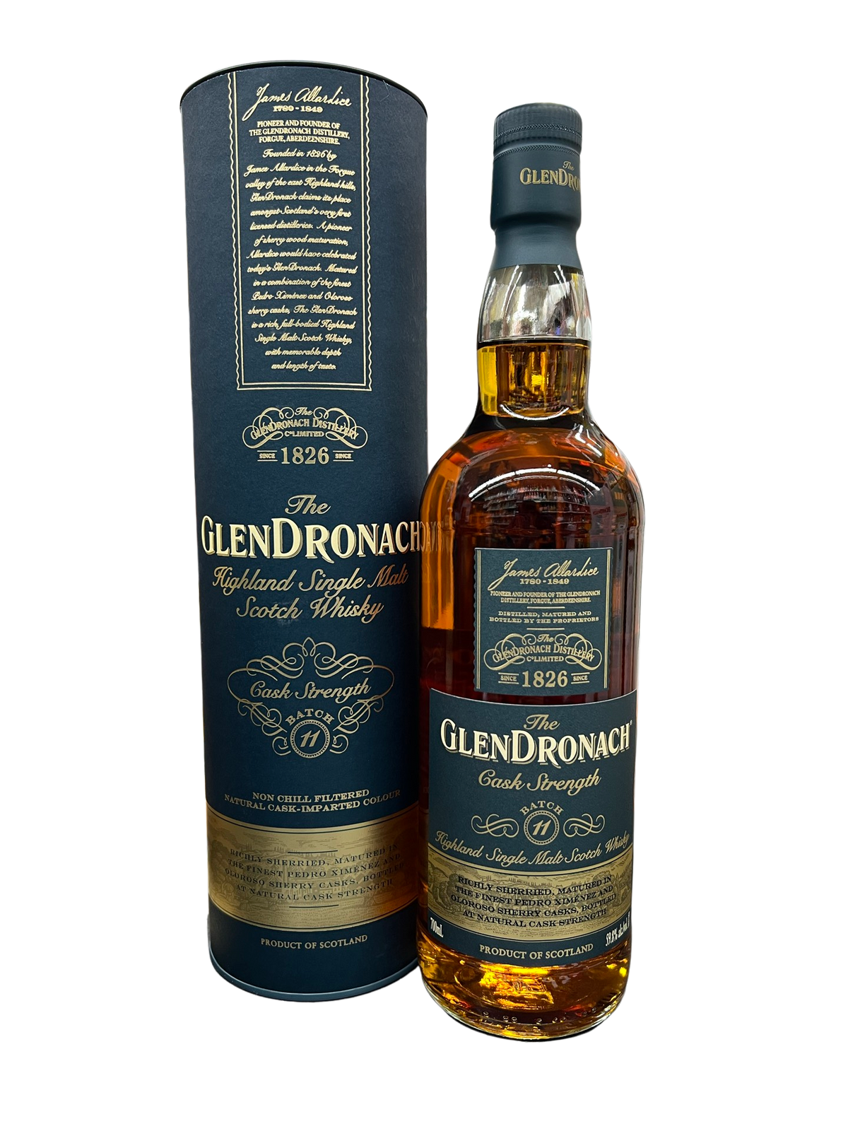 GlenDronach Cask Strength Batch 11 Scotch Whisky 700ml