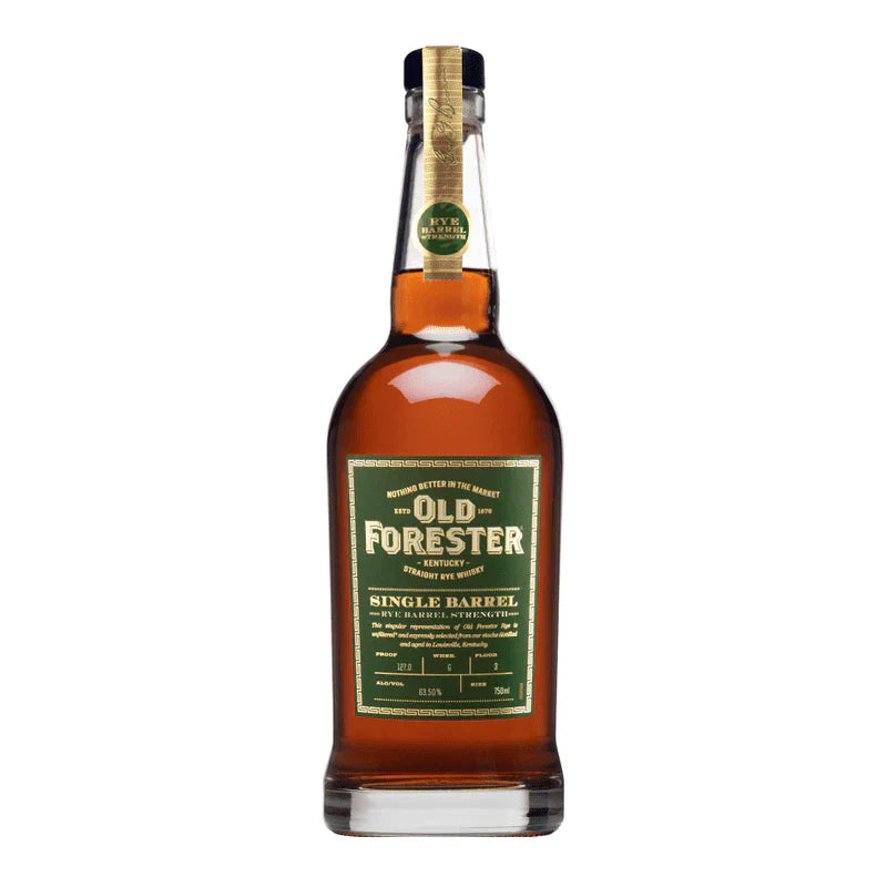 Old Forester Single Barrel Rye Barrel Strength Kentucky Straight Rye Whiskey