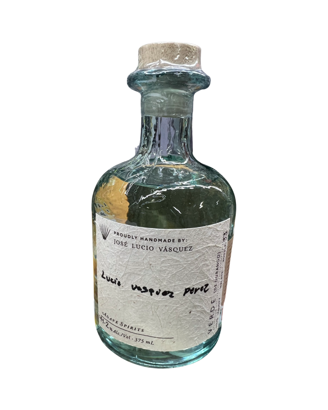 Maguey Melate Verde Jose Luis Vazquez Venado Durango Uncertified Mezcal 375ml
