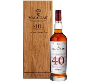 Macallan Red Collection 40 Year Old Single Malt Scotch Whisky