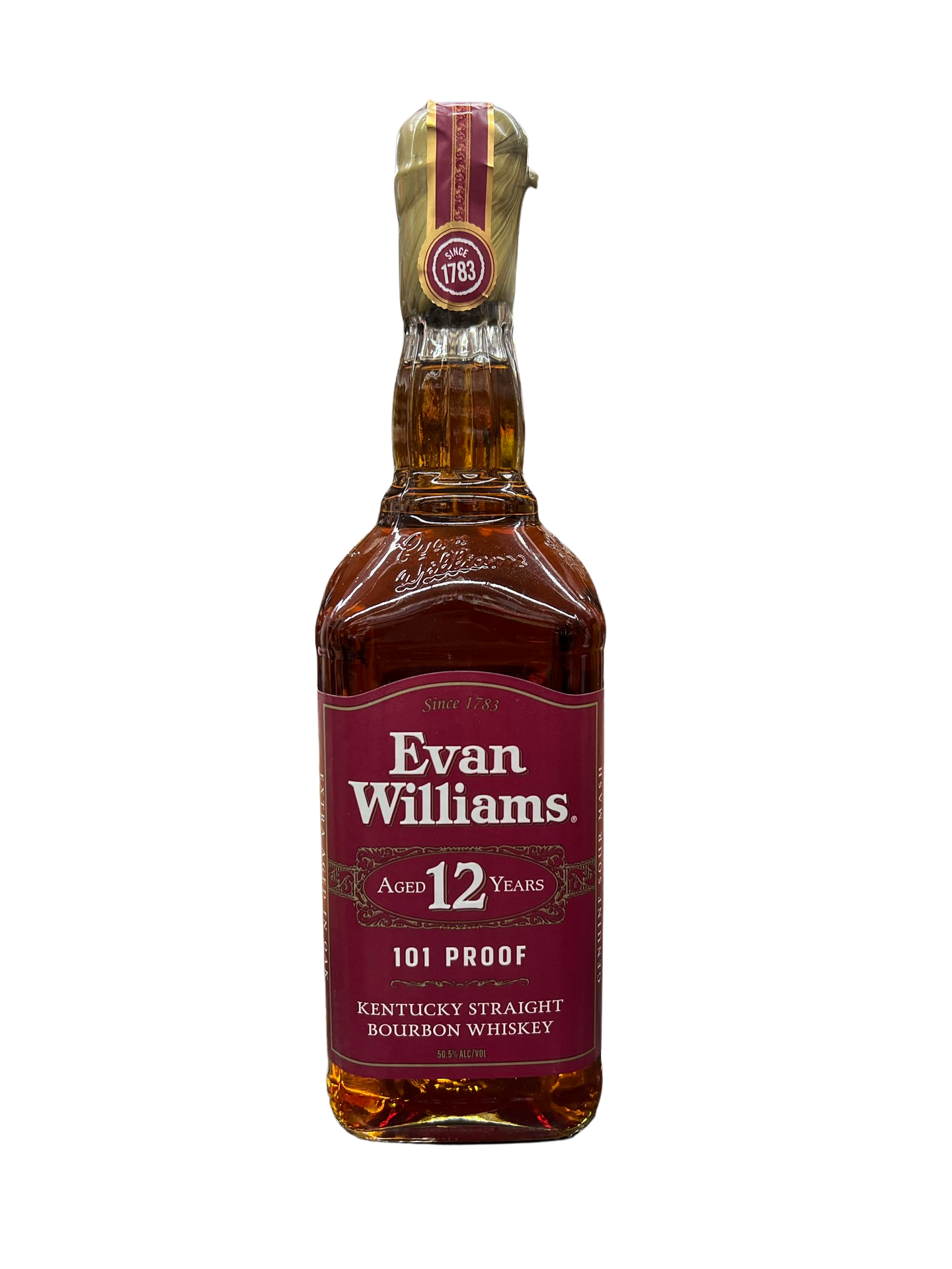 Evan Williams 12 Year Old Kentucky Straight Bourbon Whiskey 750ml