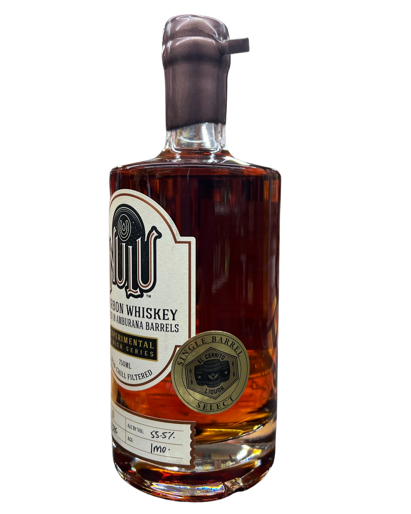 Nulu Experimental Series Amburana Finish El Cerrito Liquor Store Pick Bourbon Whiskey 750ml