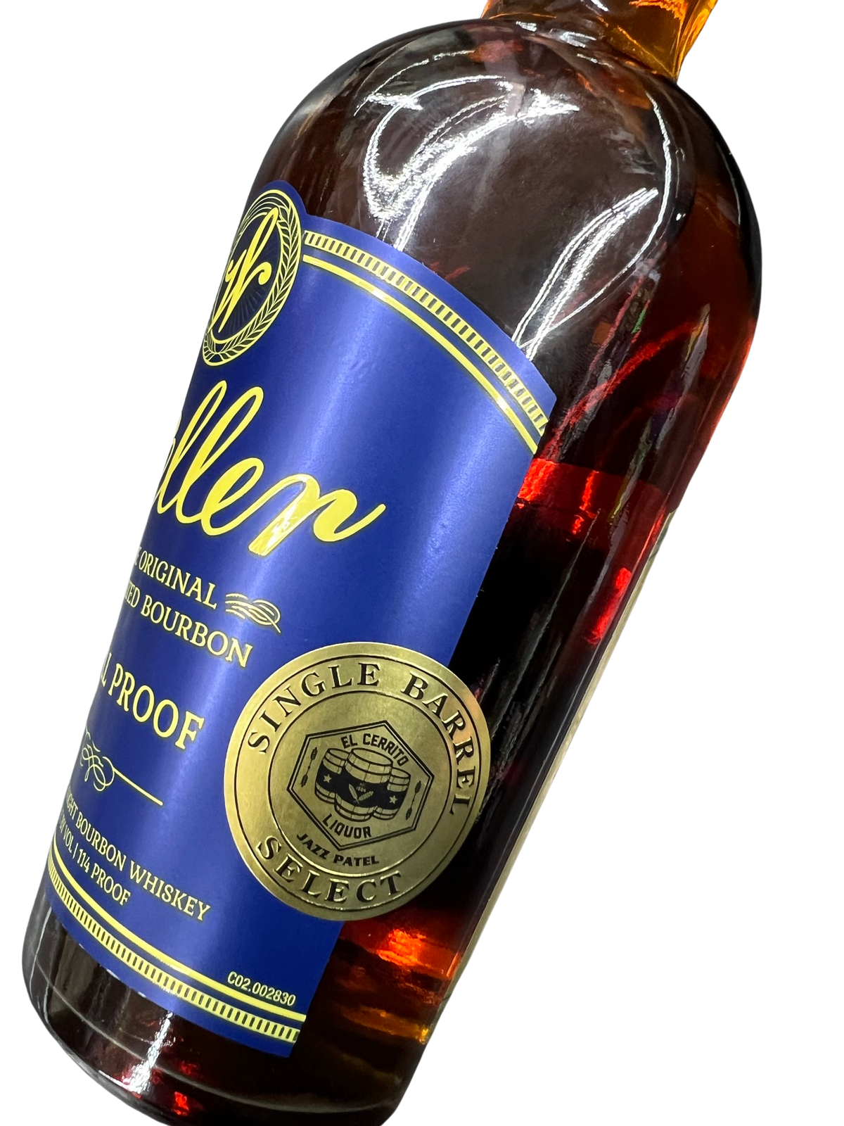 W. L. Weller Full Proof El Cerrito Liquors Store Pick Kentucky Straight Wheated Bourbon Whiskey