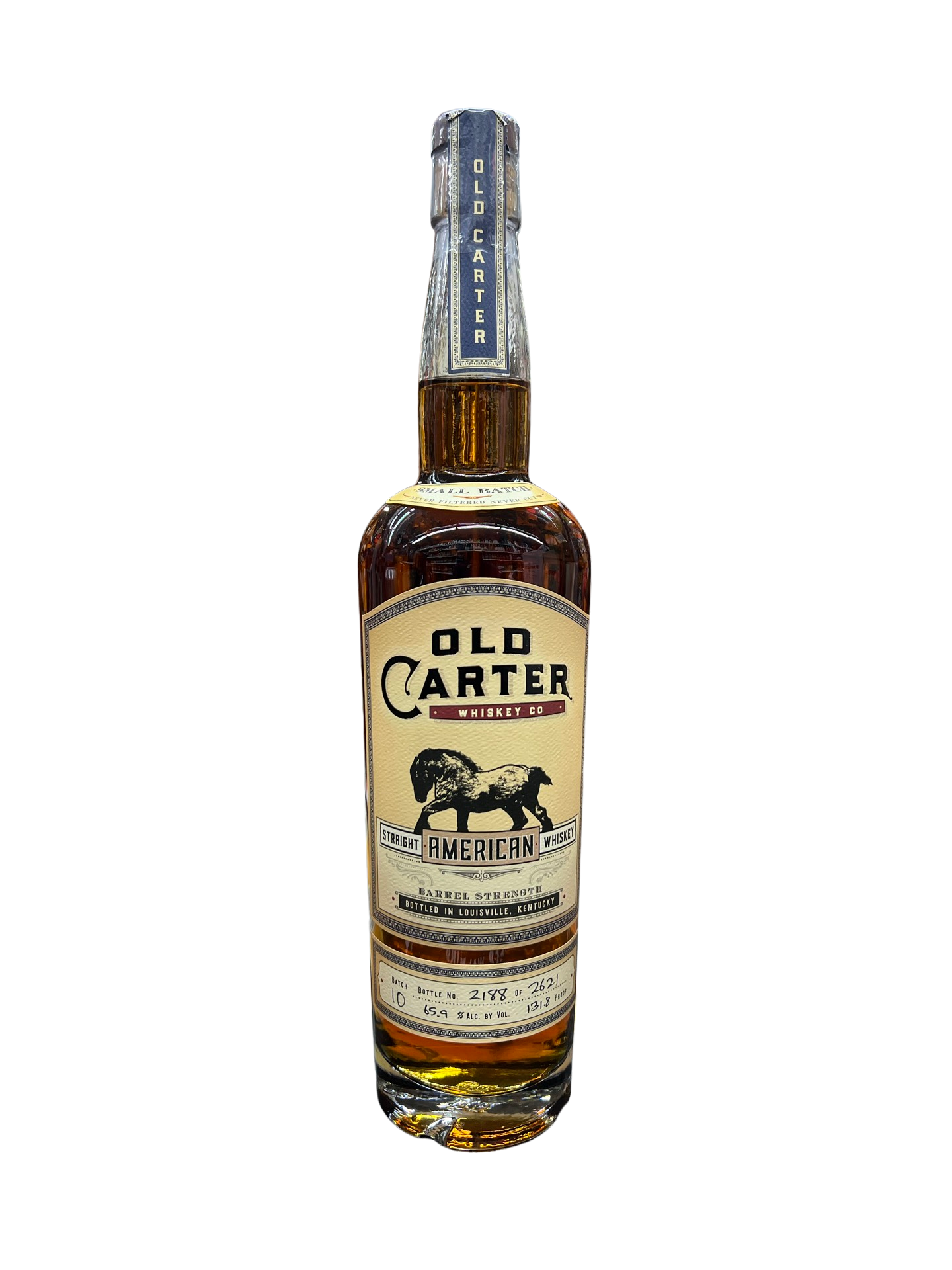 Old Carter Batch 10 Straight Bourbon Whiskey 750ml