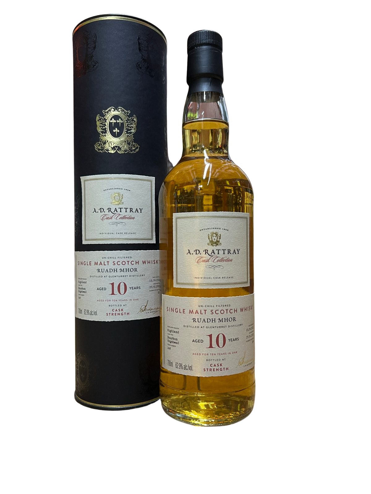 A.D. Rattray Cask Collection Ruadh Mhor 10 Year Old Single Malt Scotch Whisky
