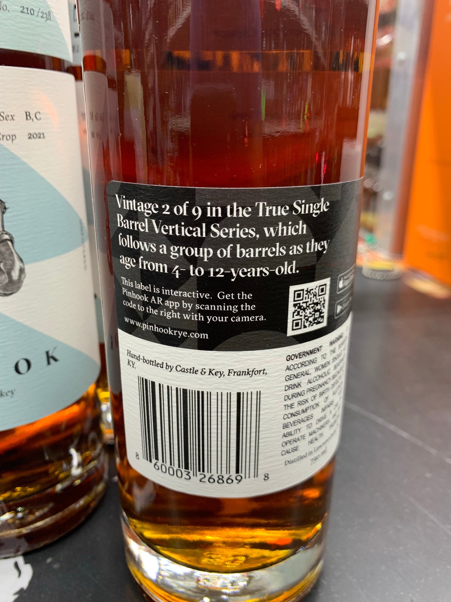 Pinhook 5 Year Old Single Barrel El Cerrito Liquor Store Pick Straight Rye Whiskey