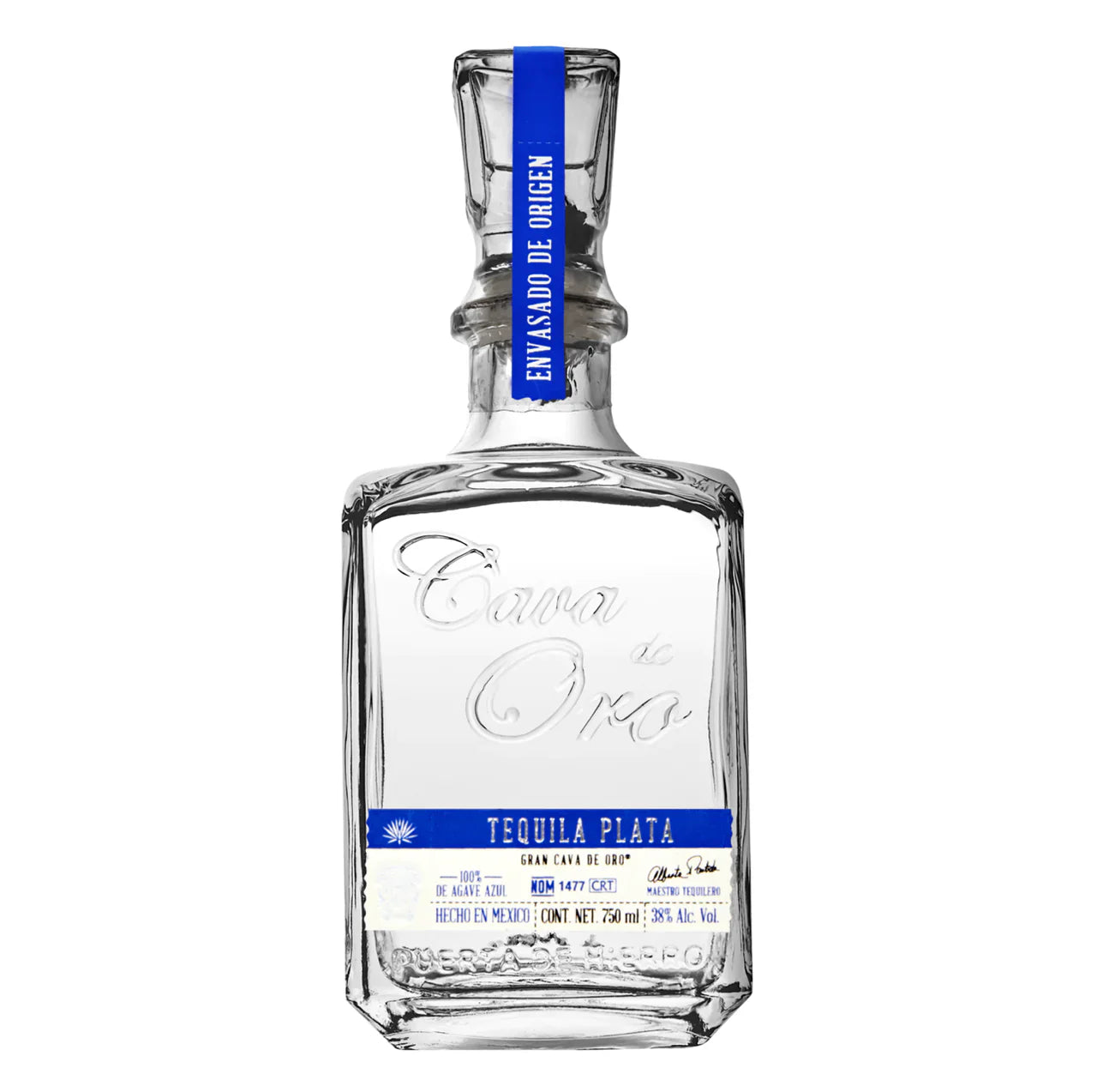 Cava De Oro Plata Tequila 750ml