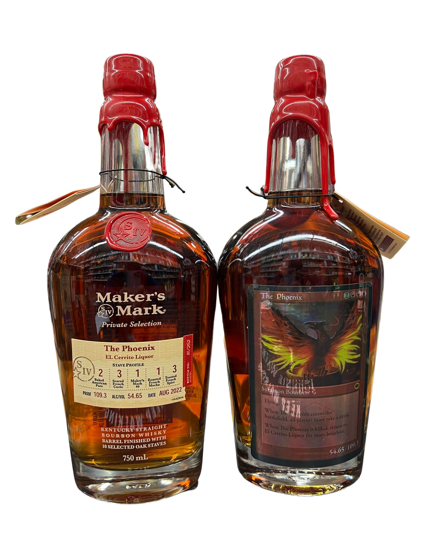 Maker’s Mark The Phoenix Single Barrel El Cerrito Liquor Store Pick Bourbon whiskey