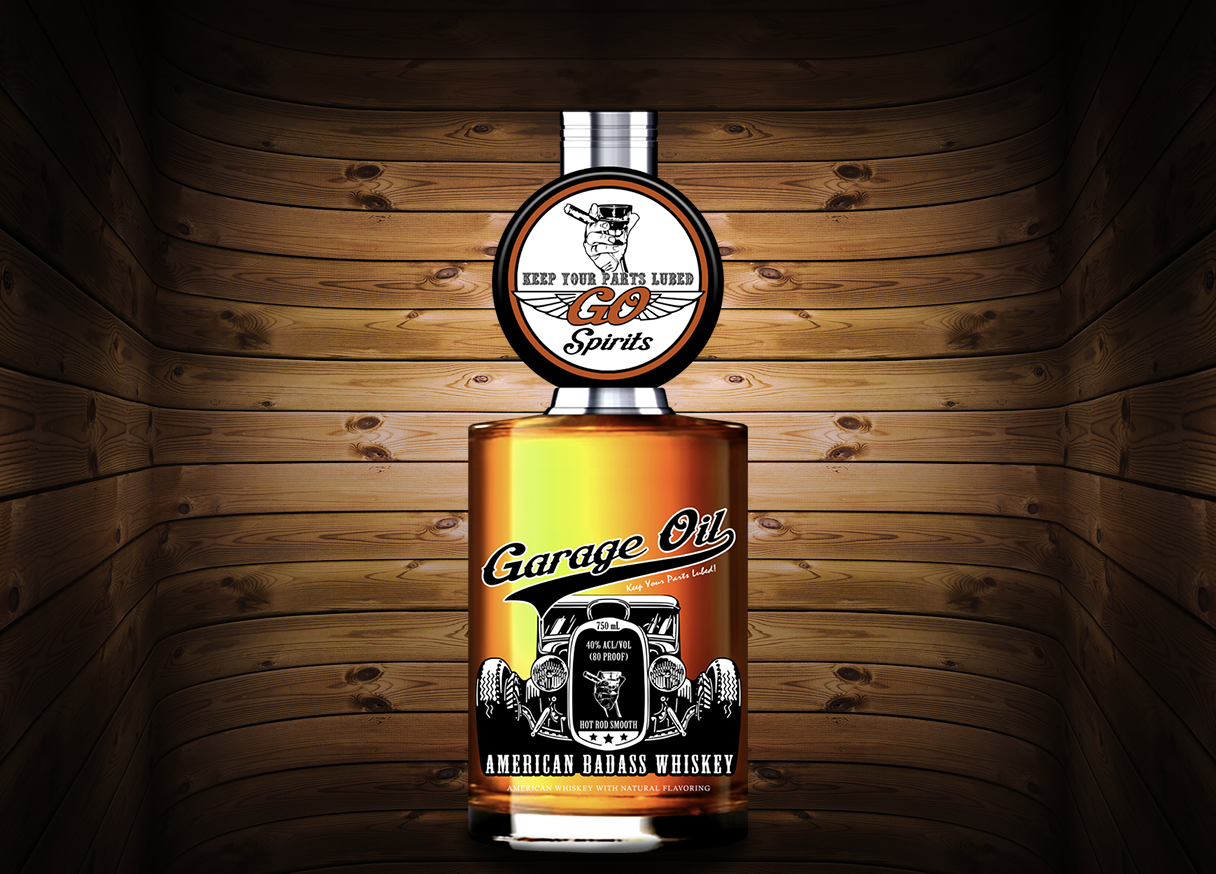 Garage Oil Spirits American Badass Whiskey 750ml
