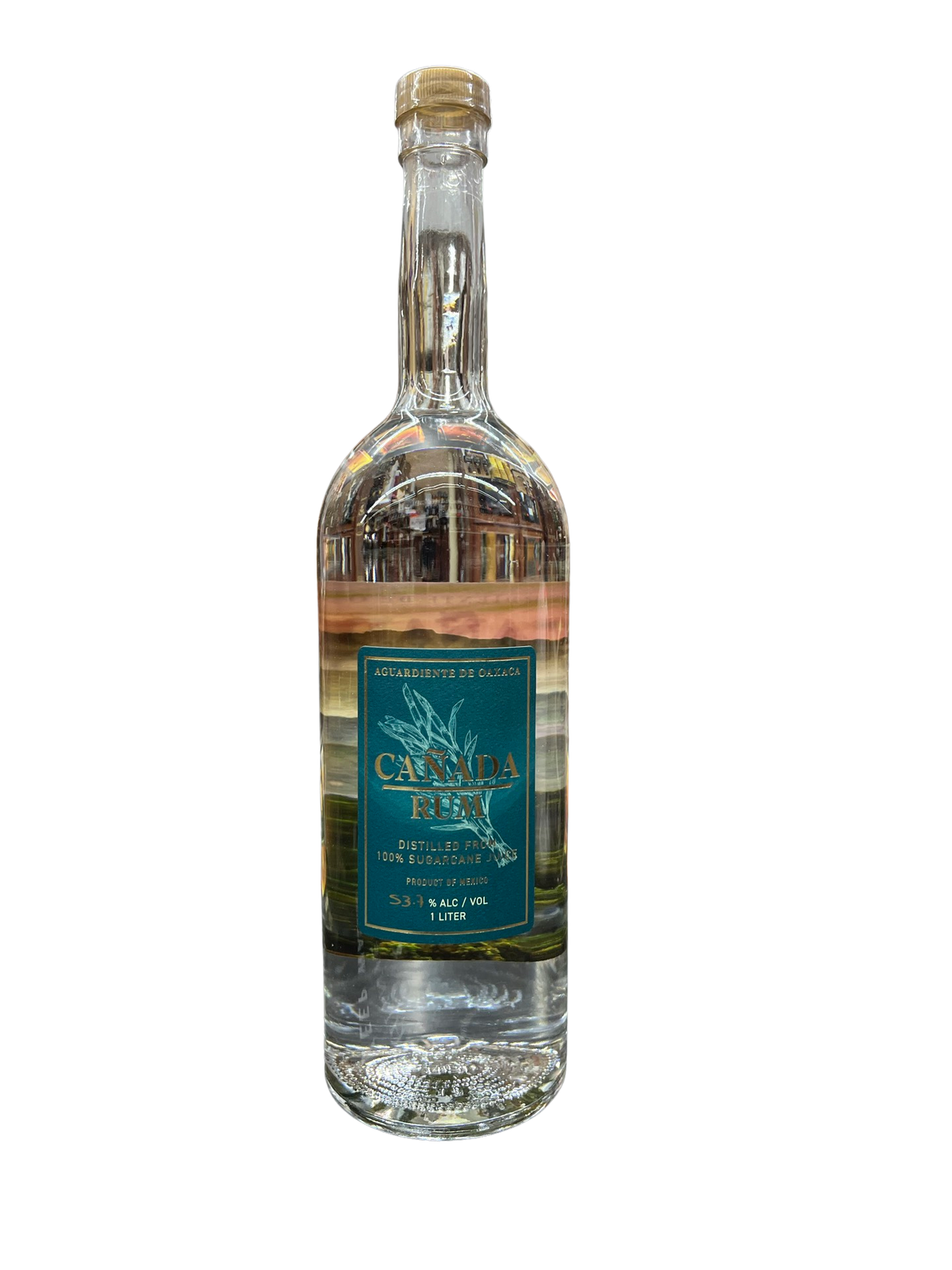 Cañada Aguardiente de Oaxaca 100% Distilled from Sugar Cane Juice Rum 1Lt
