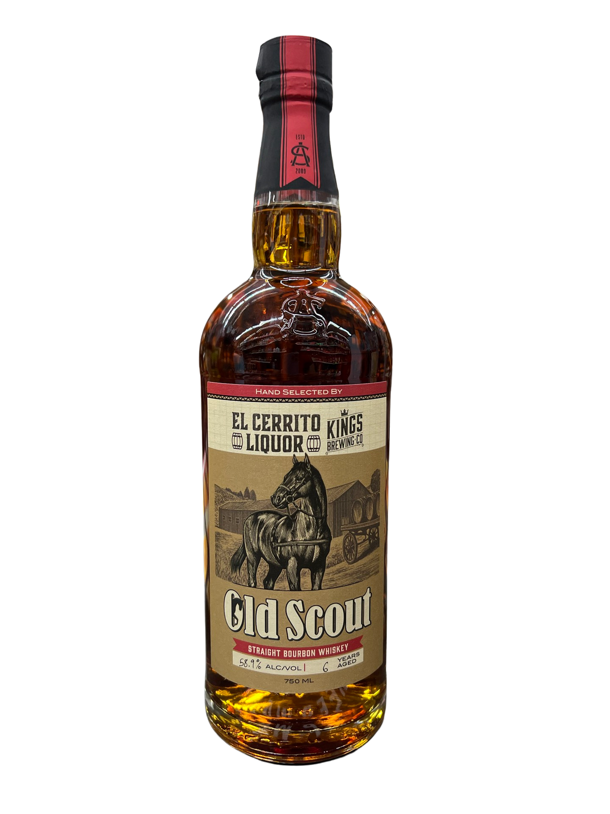 Old Scout El Cerrito Liquor Store Pick Straight Bourbon Whiskey 750ml
