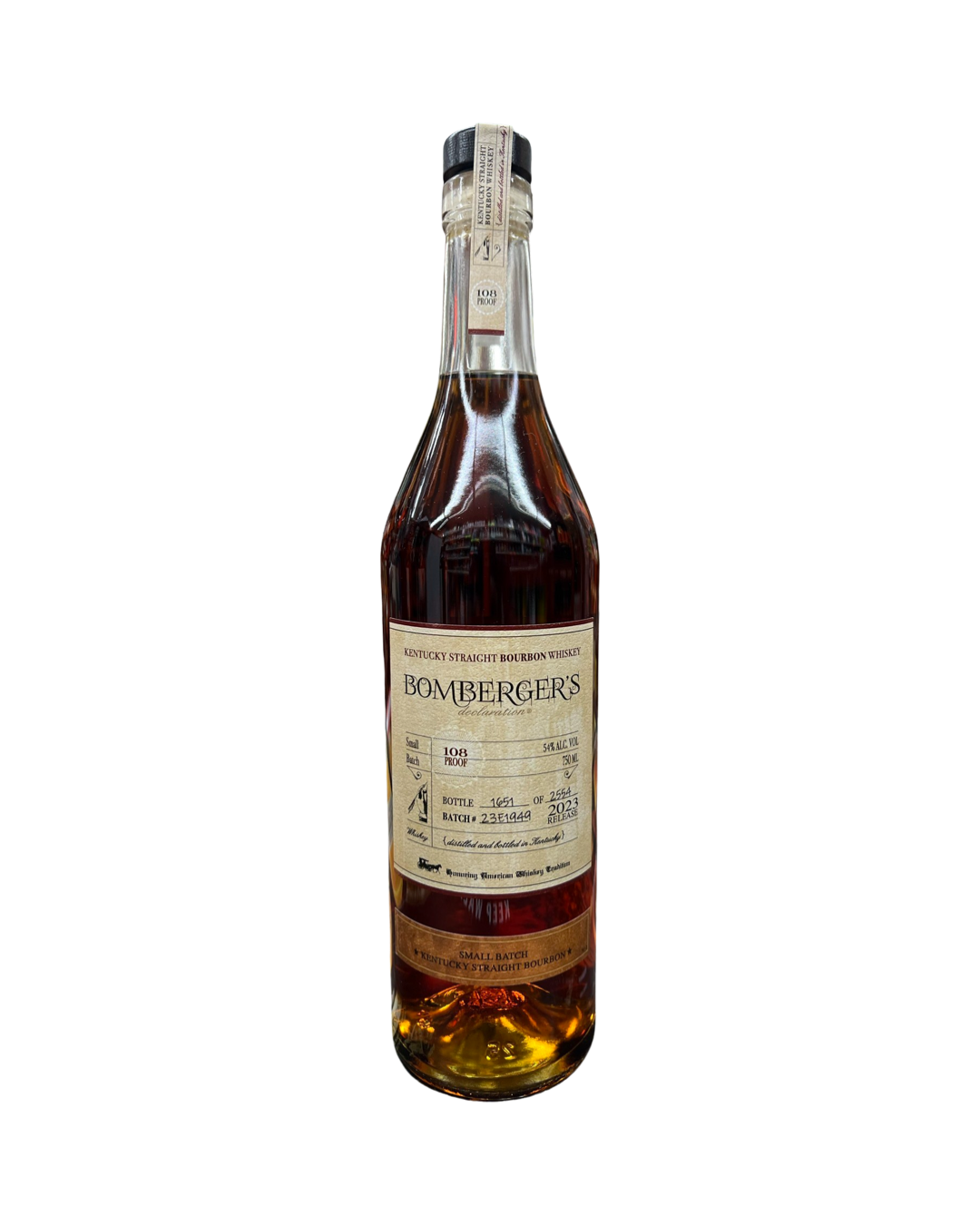 2023 Bomberger's Declaration Small Batch Kentucky Straight Bourbon Whiskey 750ml
