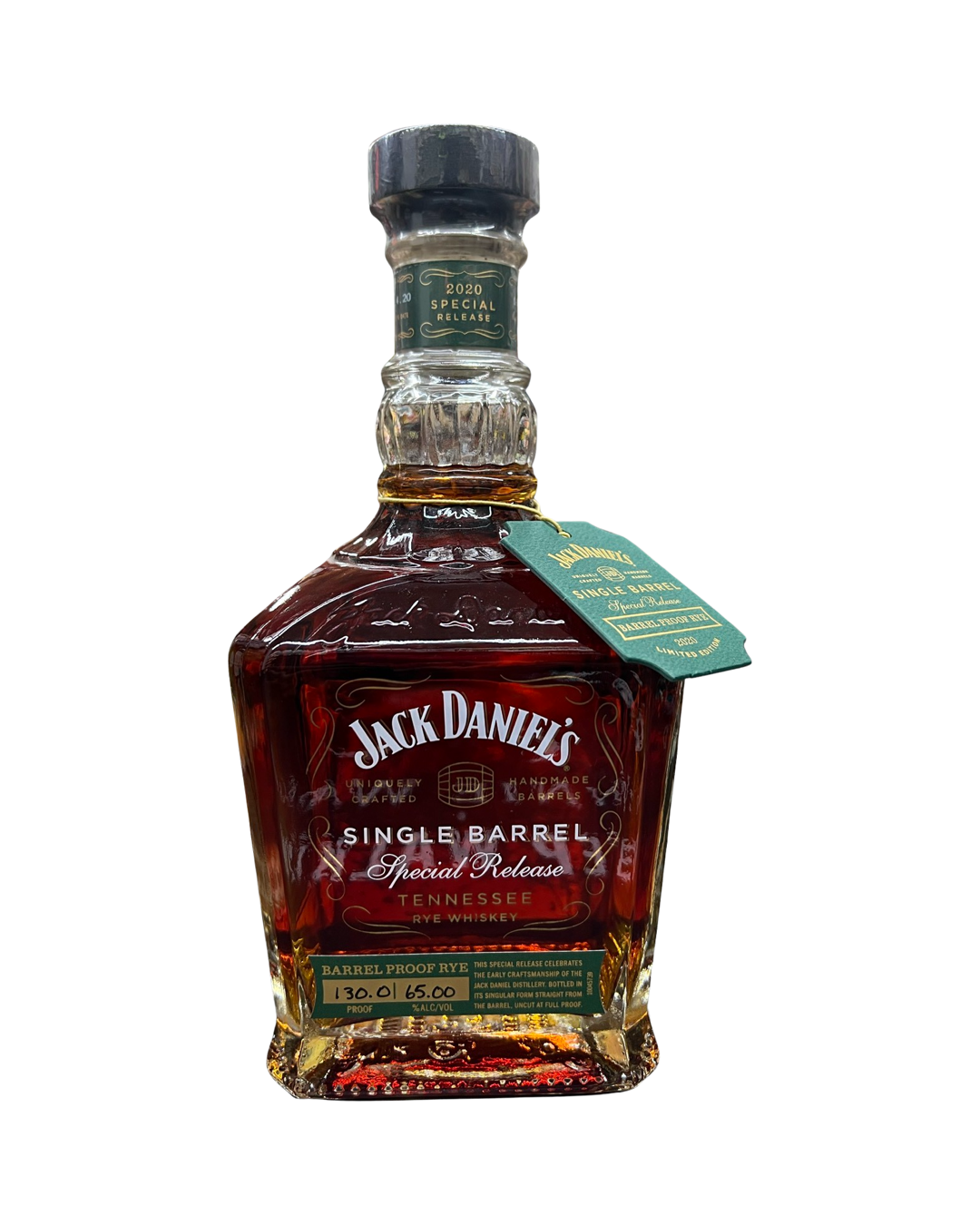 2020 Jack Daniel's Single Barrel Special Release Barrel Proof Rye Tennessee Whiskey