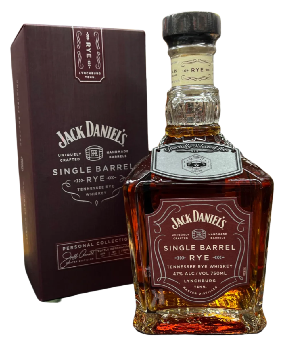 Jack Daniel's Single Barrel El Cerrito Liquor Store Pick Tennessee Rye Whiskey 750ml