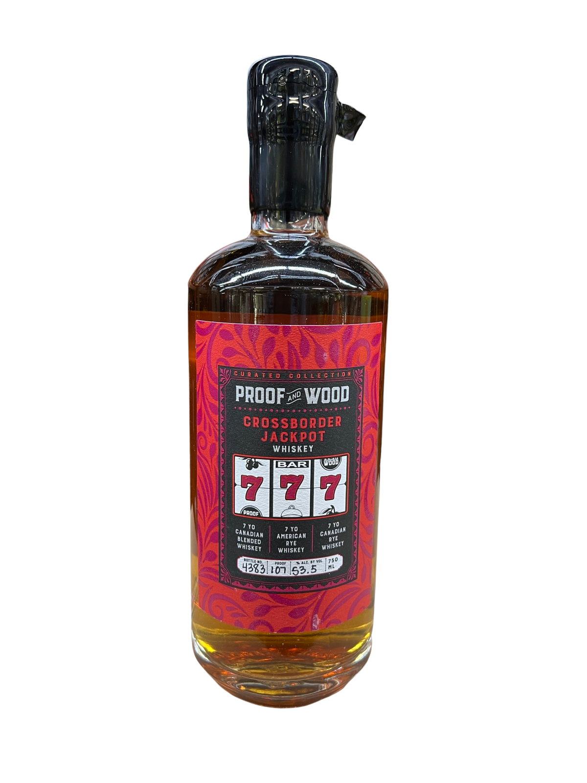 Proof and Wood Crossborder Jackpot 7 year Old Blended Whiskey 750ml