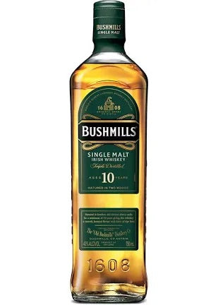 Bushmills 10 Year Old Single Malt Irish Whisky 750ml