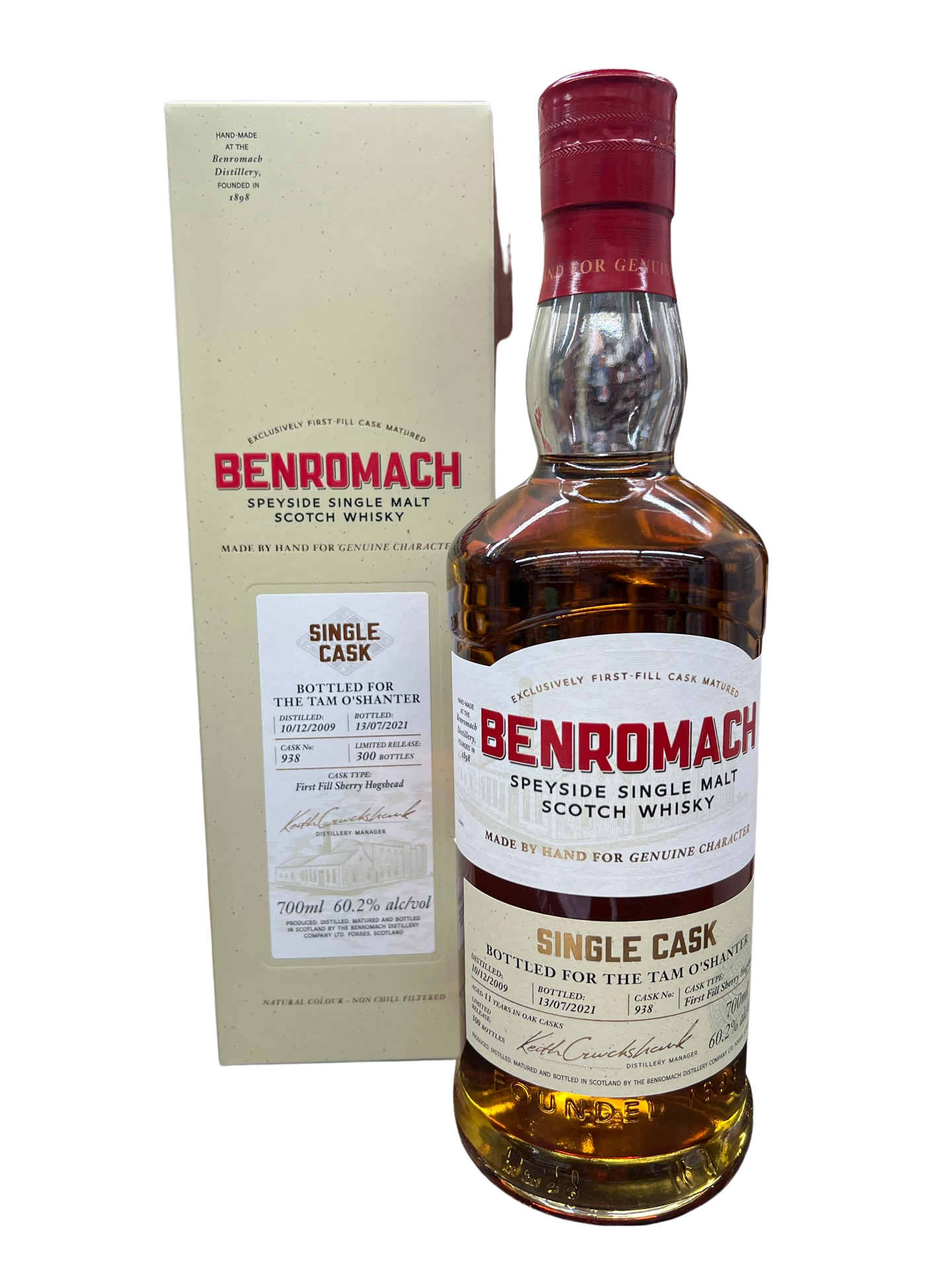 Benromach Tam O'Shanter Single Cask Scotch Whisky 700ml