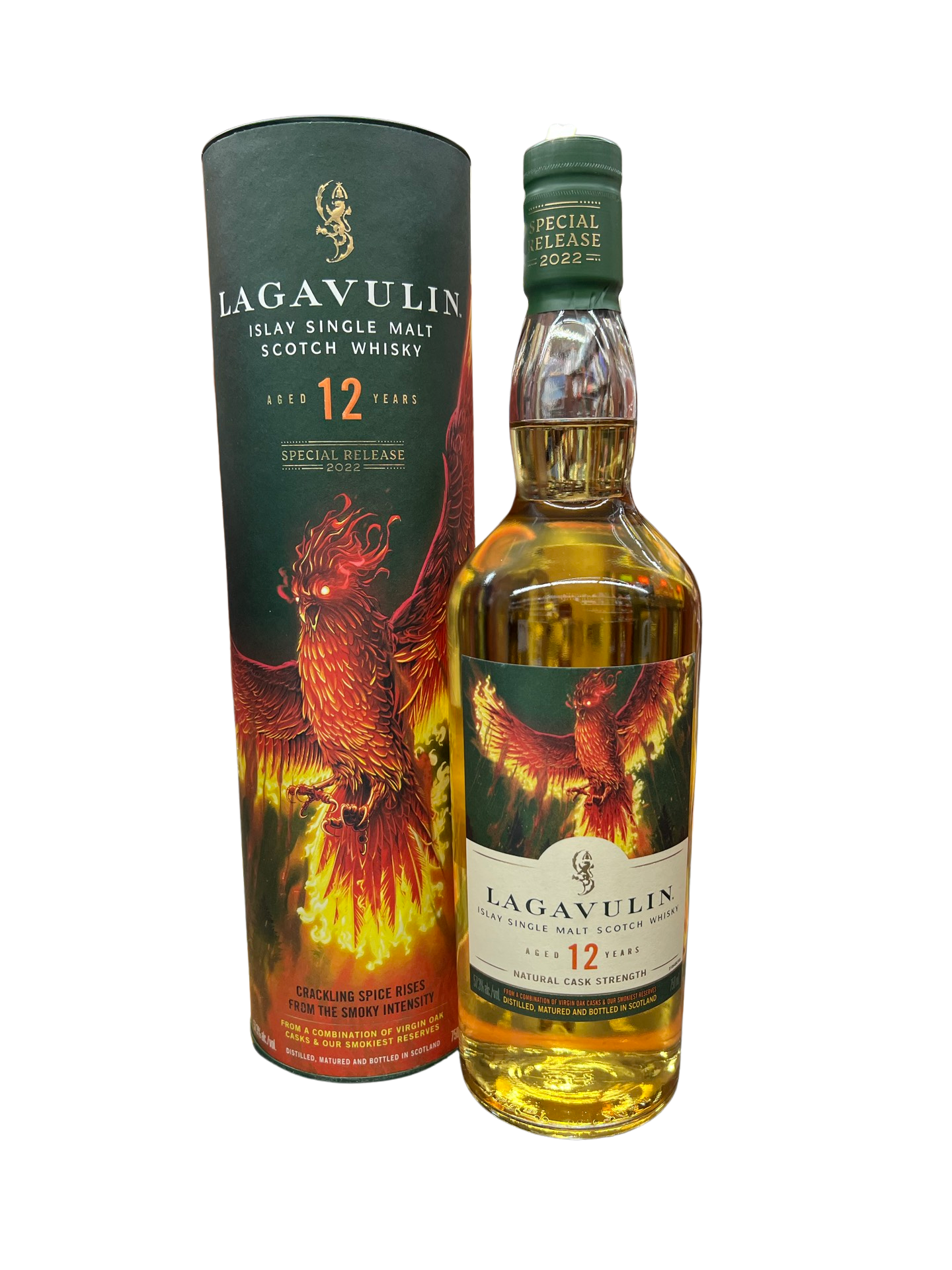 2022 Lagavulin Natural Cask Strength 12 Year Old Single Malt Scotch Whisky 750ml