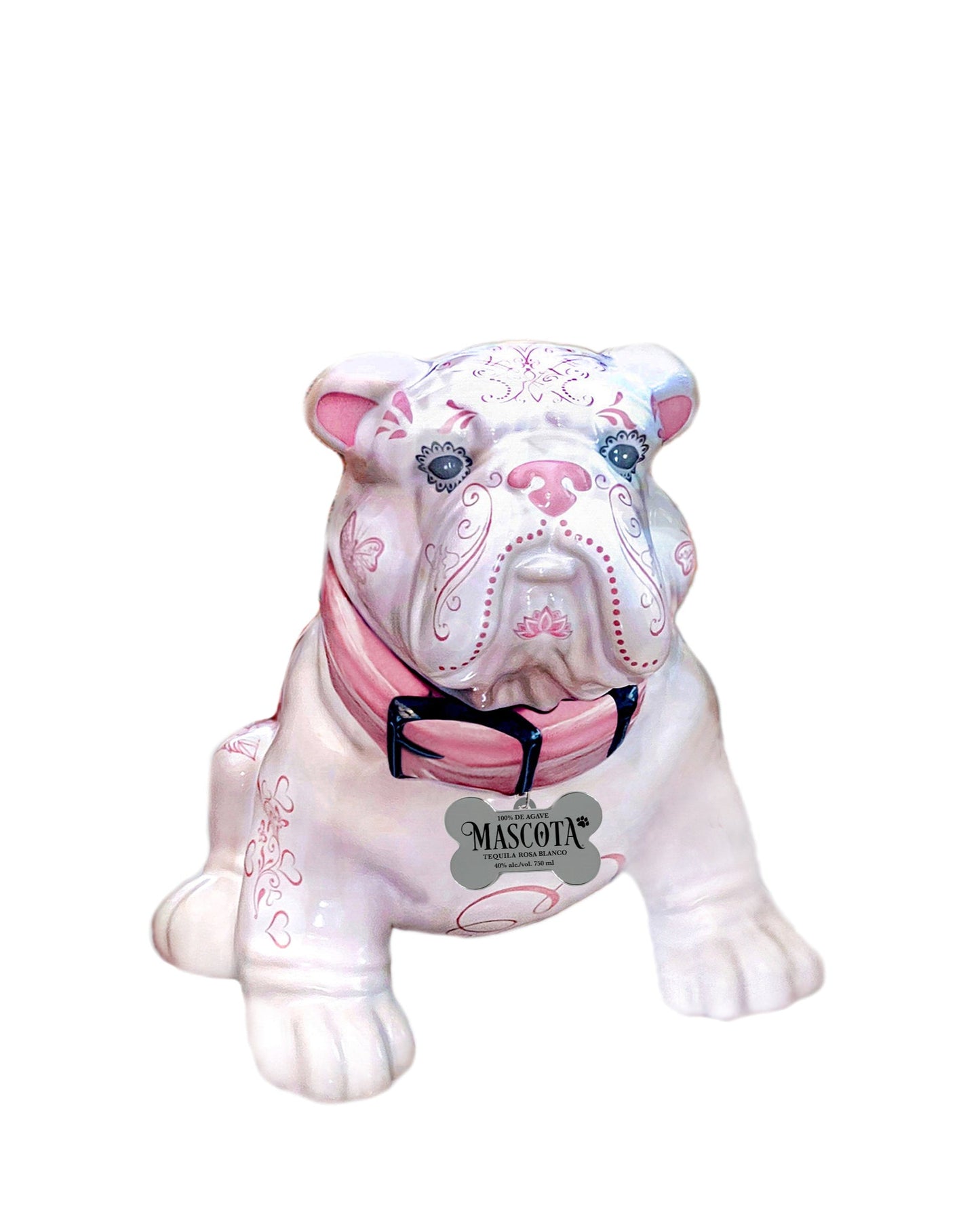 Mascota Bulldog Rosa Pink Edition Blanco Tequila