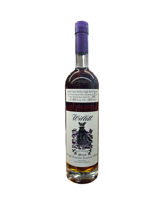 Willett Family Estate Bottled Single Barrel 8 Year Old Barrel No. 5262 Pac Edge Ca Spring 22 #3 Kentucky Straight Bourbon Whiskey