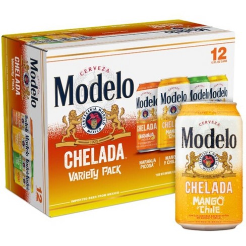 MODELO CHELADA VARIETY PACK 12 OZ 12 PACK CANS