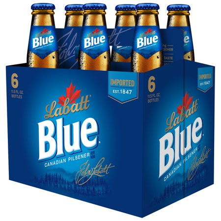 Labatt Blue Canadian Pilsner 12Oz  6PK Bottles