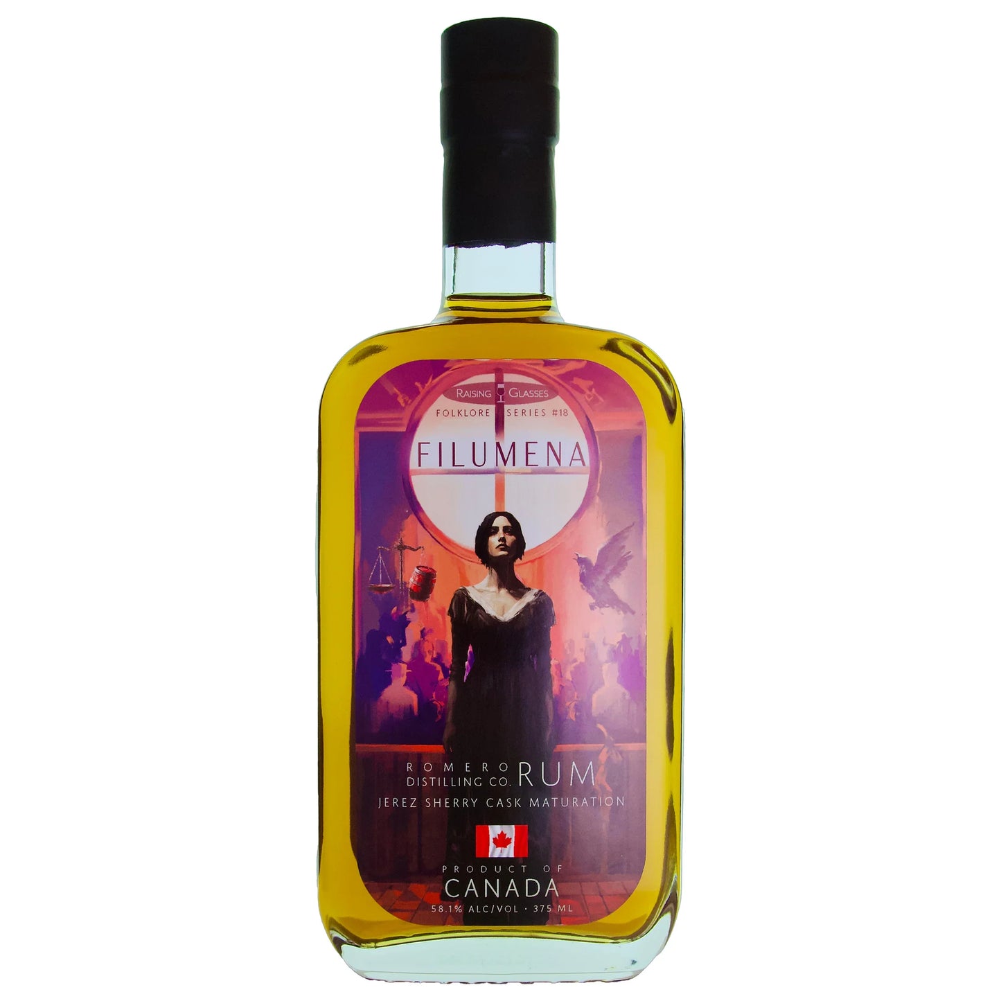 Raising Glasses Filumena- 3yr Canadian Single Cask Rum 58.1% 375ml