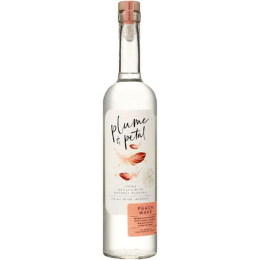 Plume & Petal Peach Wave Vodka 750ml