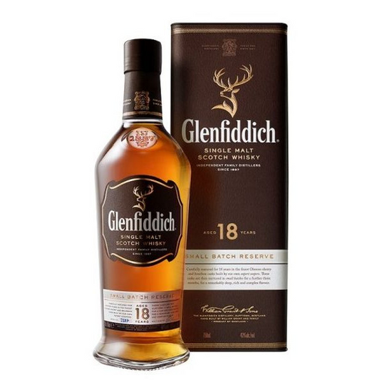 Glenfiddich 18 Year Old Single Malt Scotch Whisky 750ml
