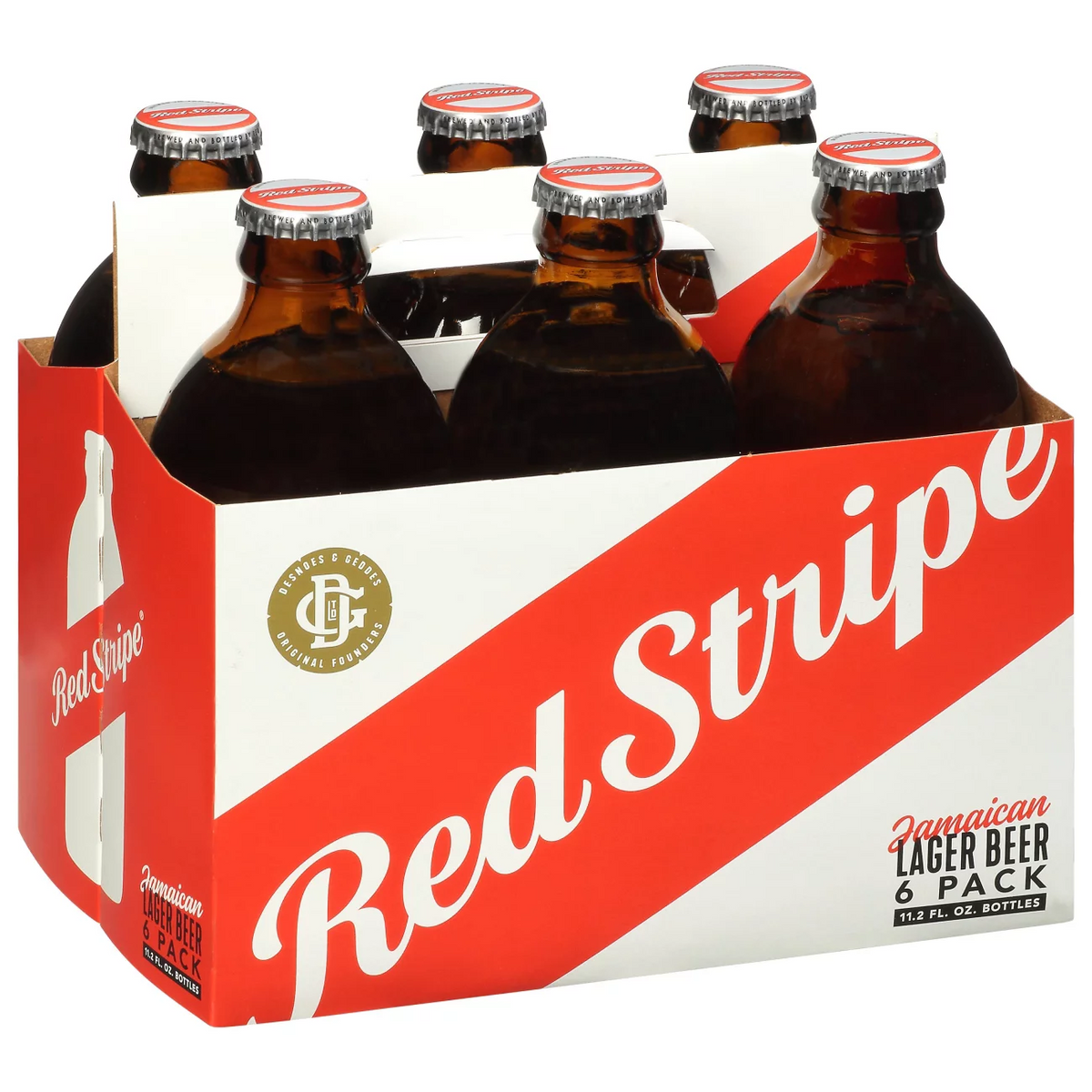 RED STRIPE  12OZ 6 PACK BOTTLES