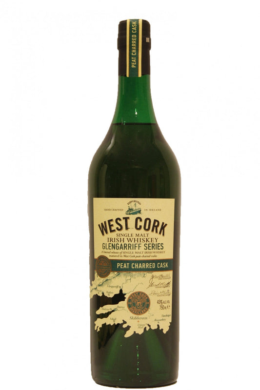 West Cork Glengarriff Series Peat Charred Cask Single Malt Irish Whiskey 750ml