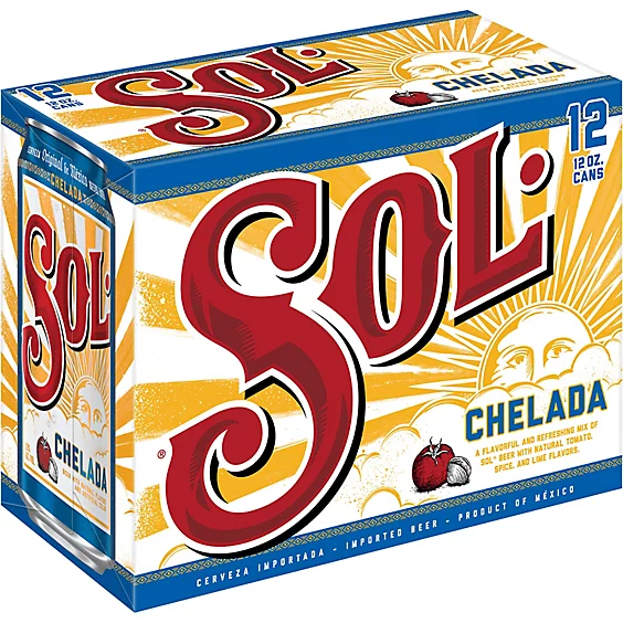 SOL CHELADA 12OZ 12PK CANS