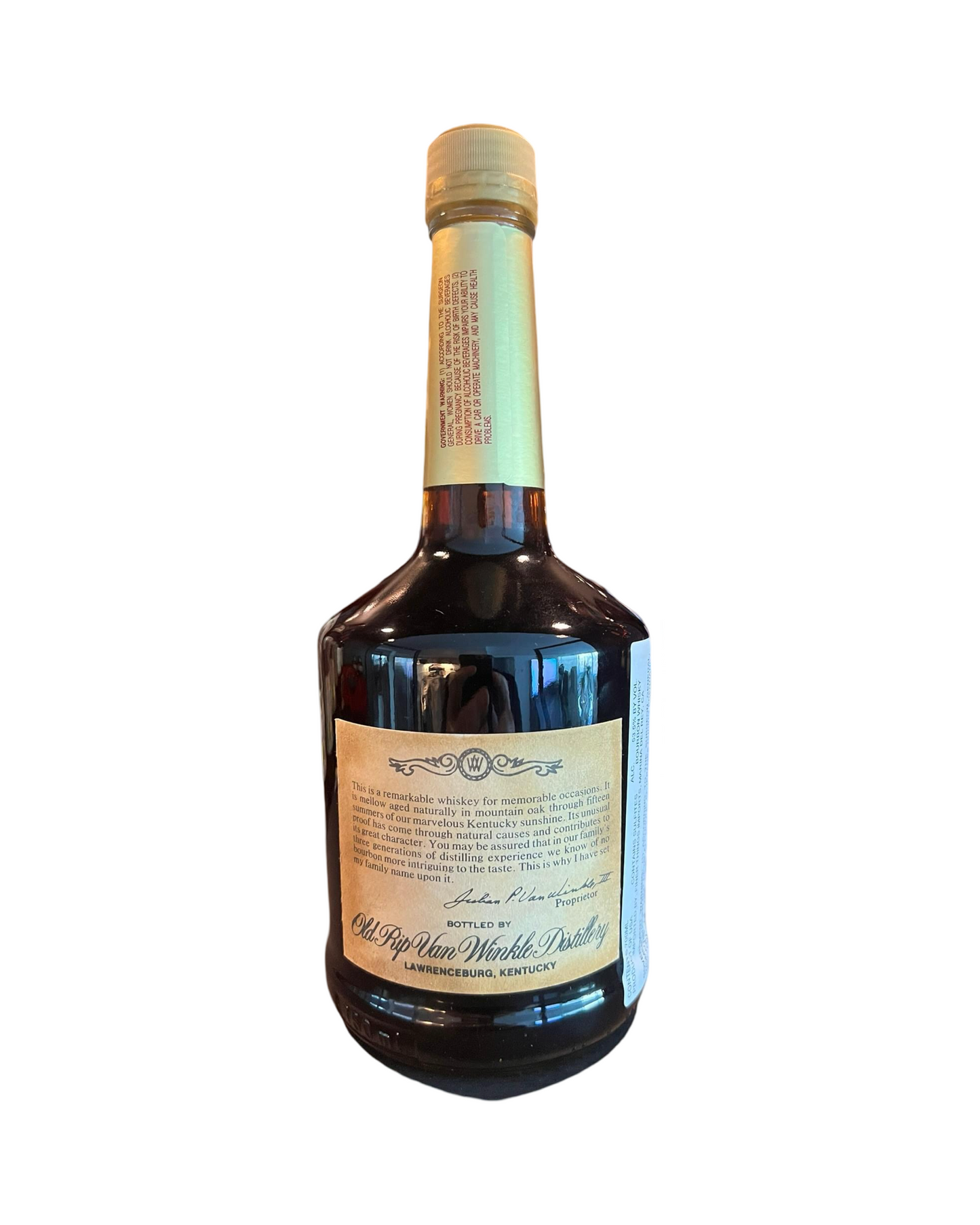 1990 Old Rip Van Winkle Pappy Van Winkle's Family Reserve 15 Year Old Kentucky Straight Bourbon Whiskey 750ml