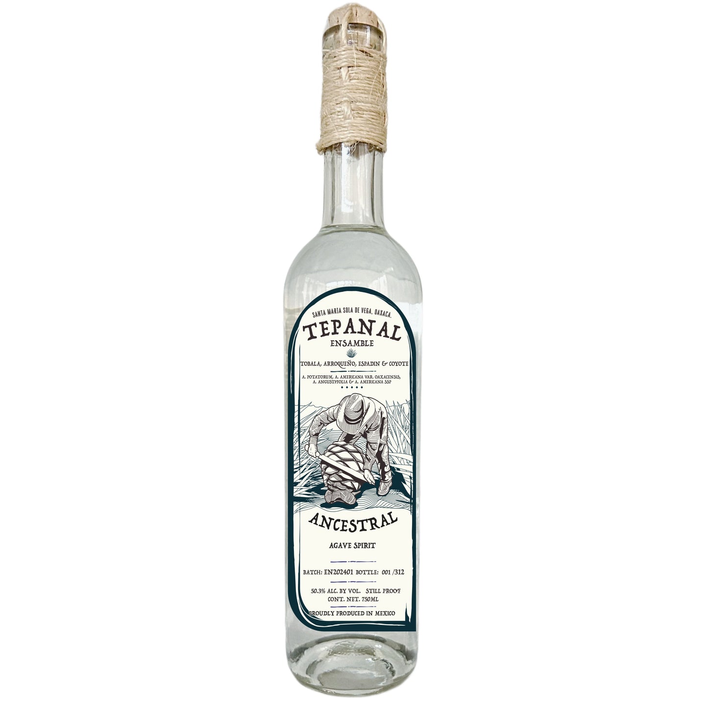 Tepanal Ensamble 4 Agaves Batch : EN202401 Ancestral Agave Spirit 750ml