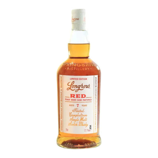 Longrow Red Limited Edition 7 Year Old Pinot Noir Cask Matured Peated Single Malt Scotch Whisky