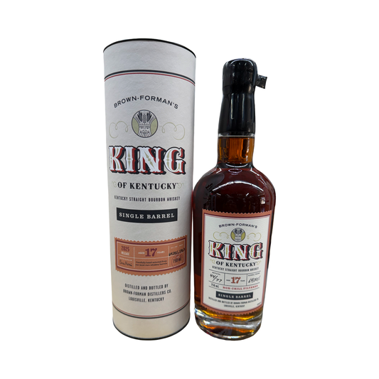 2025 Brown Formans King of Kentucky Single Barrel 17 Year Old 126.8 Proof Short Barrel #54 Kentucky Straight Bourbon Whiskey